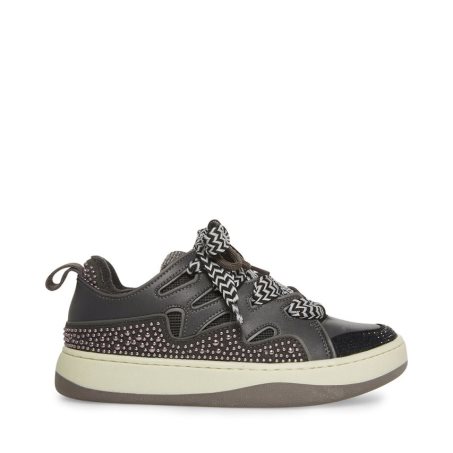 Black Steve Madden Roaring Women's Sneakers | PH 5168SVC